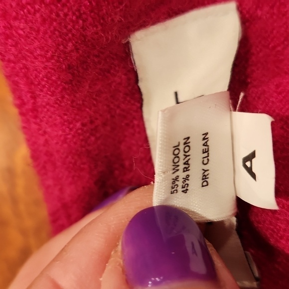 LOFT Hot Pink Wool Blend Blazer - Picture 7 of 8